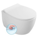 Piekārta tualete SENTIMENTI Rimless ar Slim Slow aizver vāku