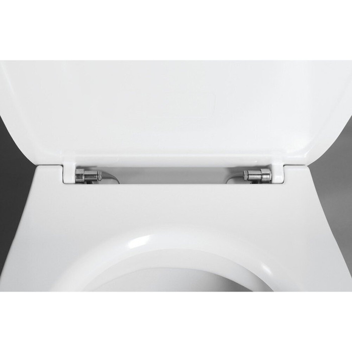Rippuv WC SENTIMENTI Rimless Slim Slow suletava kaanega
