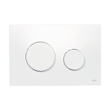 Flush plate TECEloop, white