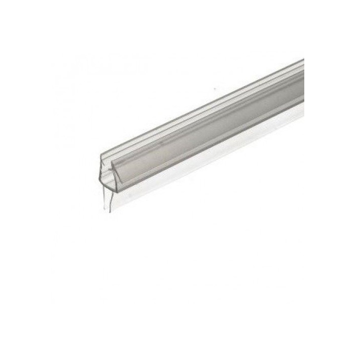 Bezrāmju dušas kabīnes durvju dibena blīvējuma lente BALTIC GLASS 8 mm - 1000 mm