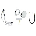 The function is extended to siphon for the bathtub VIEGA Multiplex Trio with bath filling
