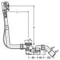 The function is extended to siphon for the bathtub VIEGA Multiplex Trio with bath filling