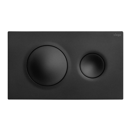 Flush plate VIEGA Prevista Visign for Style 20, black-matte