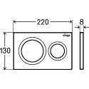 Loputuspaneel VIEGA Prevista Visign for Style 20, must-matt