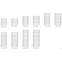 Towel rail TERMA Wix (Choice of different colors)