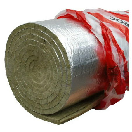 Коврик с алюминиевой пленкой Hvac Lamella Mat AluCoat PAROC 40 мм