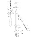 Floor bathroom faucet HANSGROHE AXOR Starck Organic, 12016000