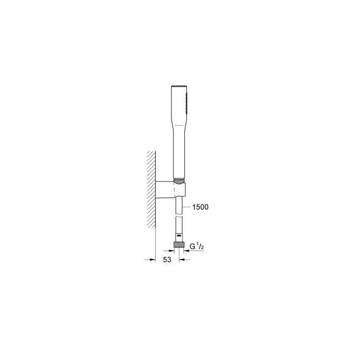 Rankinio dushelio rinkinys GROHE Euphoria Cosmopolitan Stick, 27369000