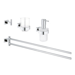 Aksesuāru komplekts GROHE Essentials Cube Vannas istaba 4 in 1, 40847001