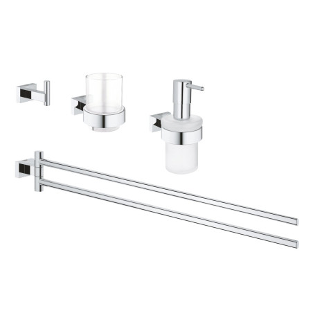 Набор аксессуаров GROHE Essentials Cube Ванная комната 4 в 1, 40847001