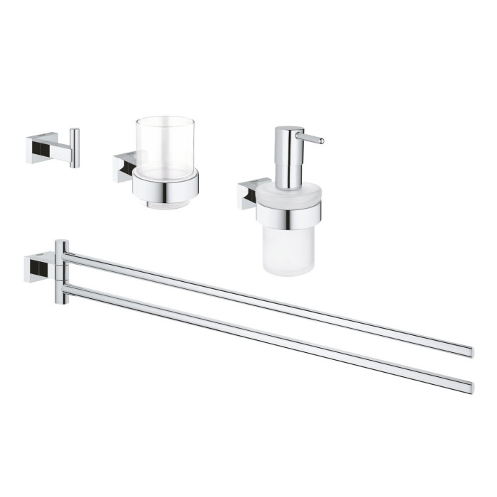 Набор аксессуаров GROHE Essentials Cube Ванная комната 4 в 1, 40847001