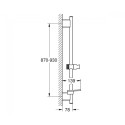 Dušas stendu komplekti GROHE Rainshower SmartActive 900 mm, 22125KF0