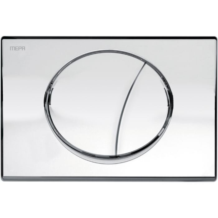 Flush plate MEPAsun, chrome plate