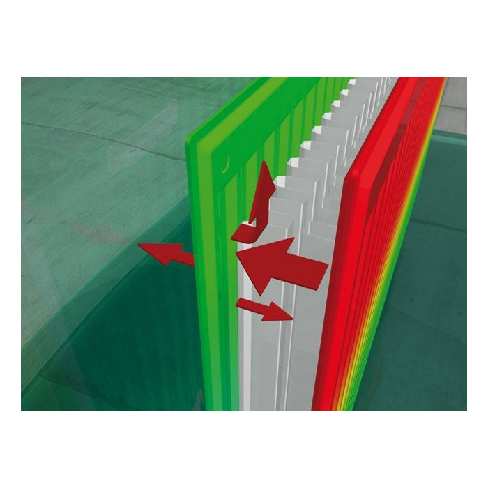 Radiatorius šoninio įkrovimo KERMI FKO 12 x 550 x 500