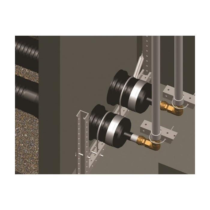 Neljakordne soojustatud toru UPONOR Ecoflex Quattro 2 x 32 x 2,9 - 25 x 3,5 - 20 x 2,8 / 175