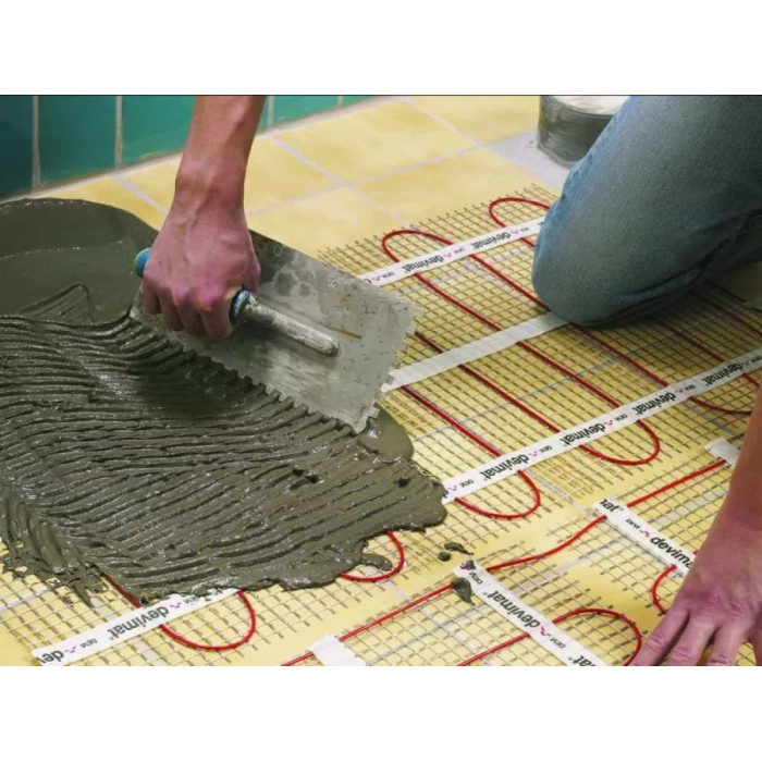 Elektriküttematt 2 m (1 m2) + seina sisse ruumitermostaat
