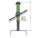 Chimney kits for vertical connection (through the roof) BOSCH C33x, Ø80/125