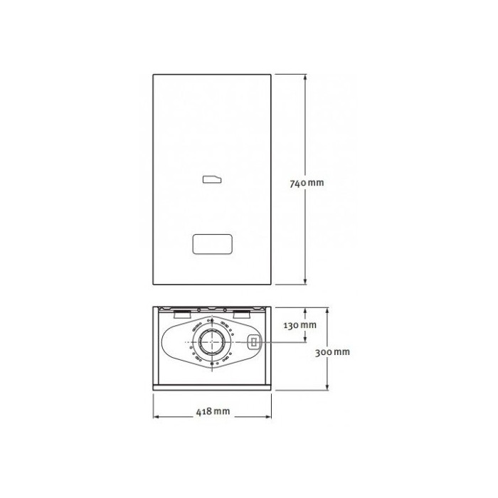 Газовый конденсационный котел PROTHERM Gepard Condens 6,3-26,5 кВт с возможностью подключения турового водонагревателя, 25МКО