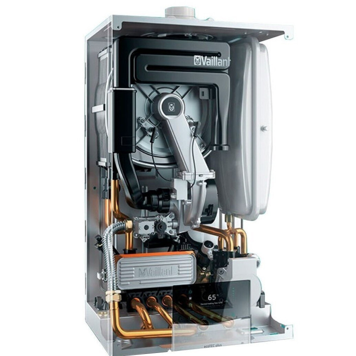 Gāzes kondensācijas katls VAILLANT ecoTEC plus 2.9-10.9 kW VU 10CS/1-5 ar iespēju pieslēgt tūrisma ūdens sildītāju