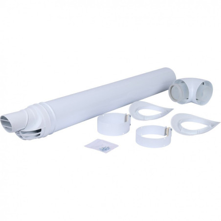 Chimney kits for horizontal connection (through the wall) VAILLANT Ø60/100, long - 800 mm