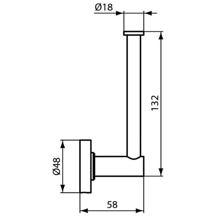 Aksesuāru kaste IDEAL STANDARD IOM A9132XG, melni matēta