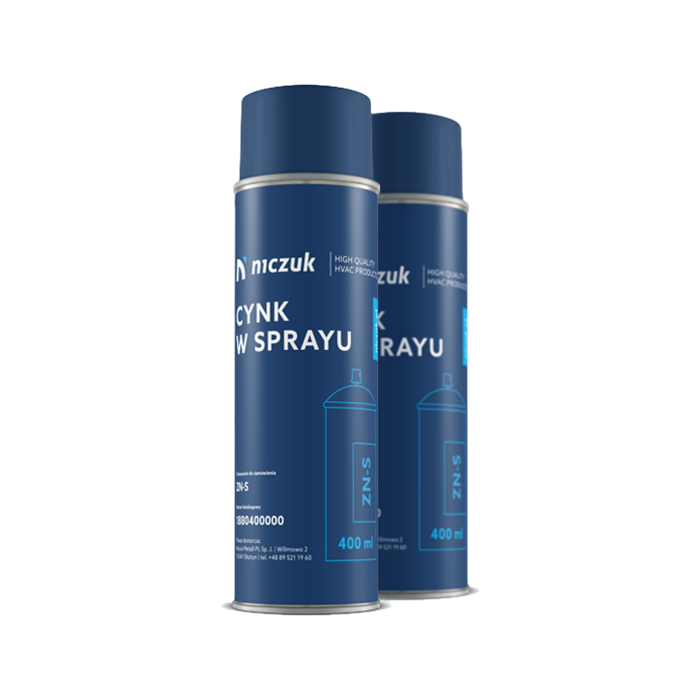 Izsmidzināms cinka preparāts produktiem ar cinka pārklājumu NICZUK 400 ml, OG-ZN-S
