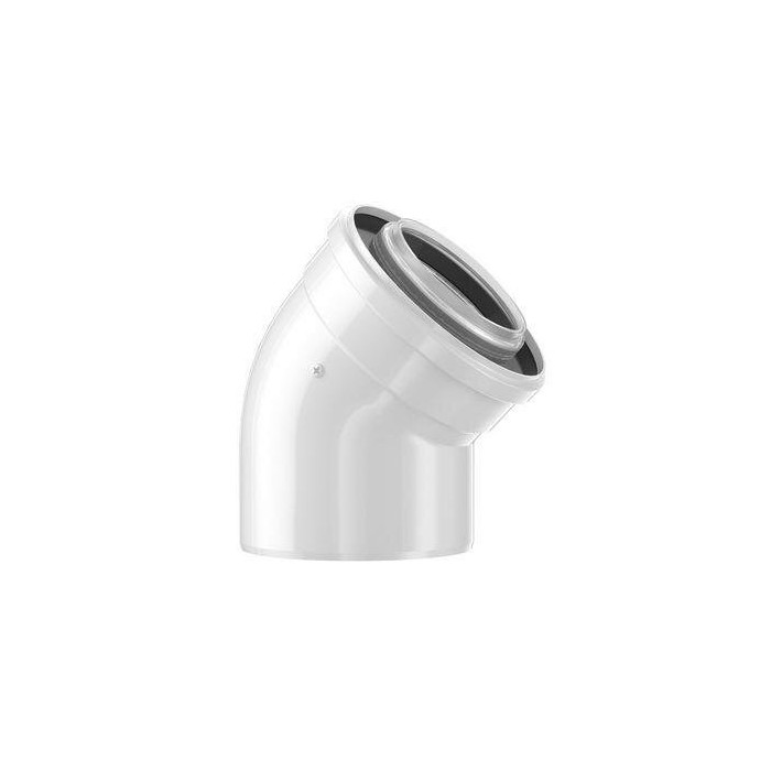 Korsten (toru) kahekordne küünarnukk BOSCH Ø Ø 80/125 mm / 45°