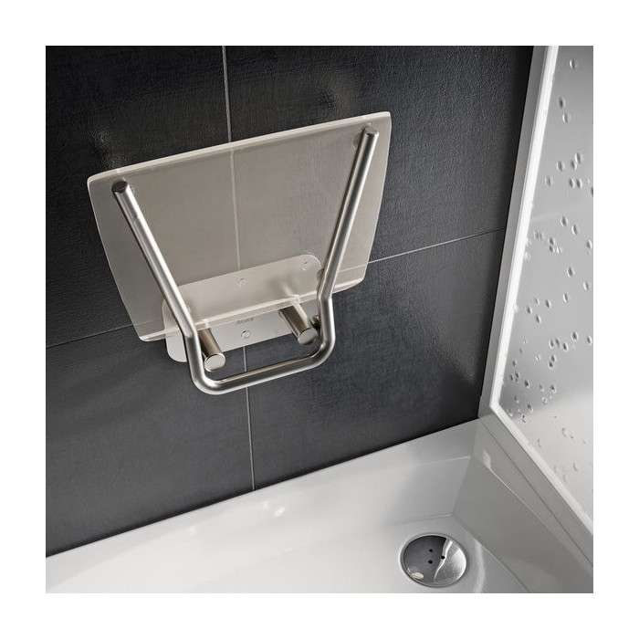 Sėdynė RAVAK Ovo-B II Clear (clear) / black (juoda)