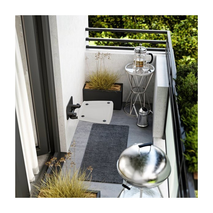 Sėdynė RAVAK Ovo-B II Clear (clear) / black (juoda)