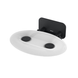 Sėdynė RAVAK Ovo-P II Clear (clear) / black (juoda)