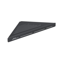 Stūra plaukts RAVAK Slim C, melns-melns, X07P650