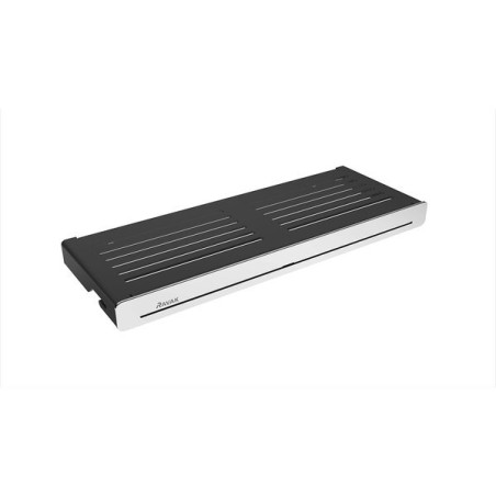 Угловая полка RAVAK Slim S, черный-хром, X07P575