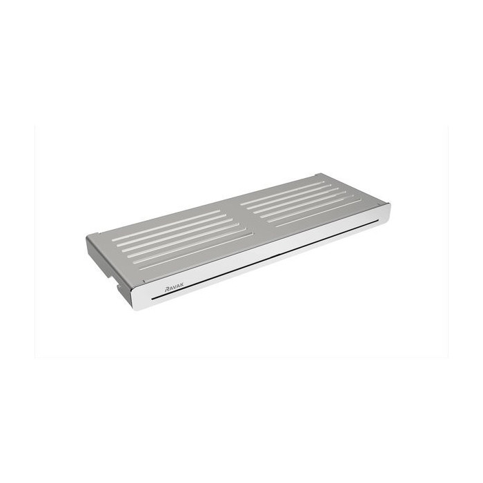 Corner shelf RAVAK Slim S, satin-chromium, X07P577