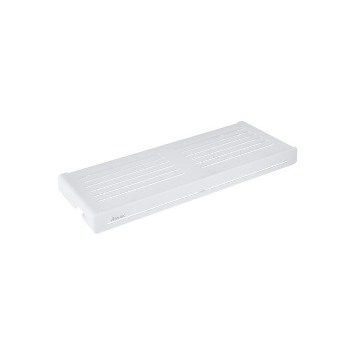 Stūra plaukts RAVAK Slim S, balts-balts, X07P651
