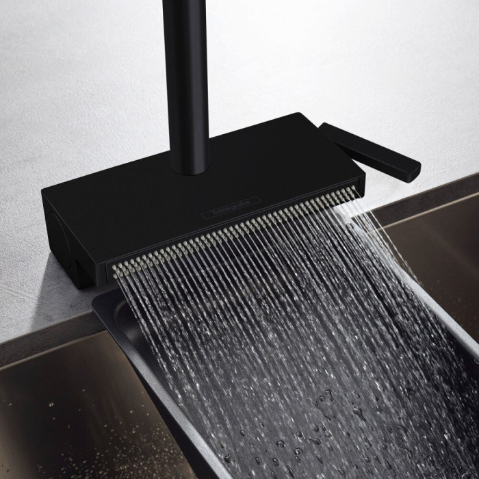 Kitchennis (sink) mixer with retractable hose HANSGROHE Aquno Select M81, 73836670