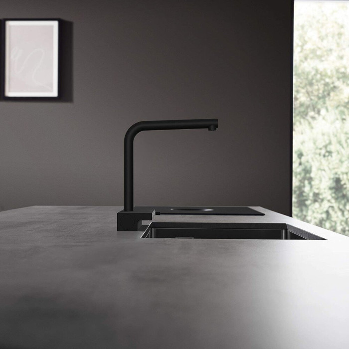 Kitchennis (plautuvės) maišytuvas su ištraukiama žarna HANSGROHE Aquno Select M81, 73836670