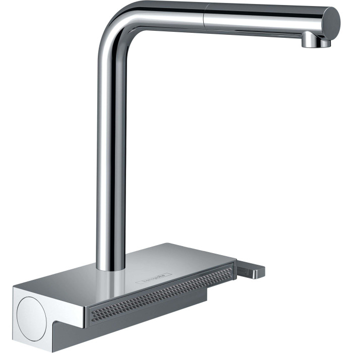 Смеситель для кухни (мойки) с выдвижным шлангом HANSGROHE Aquno Select M81, 73830000