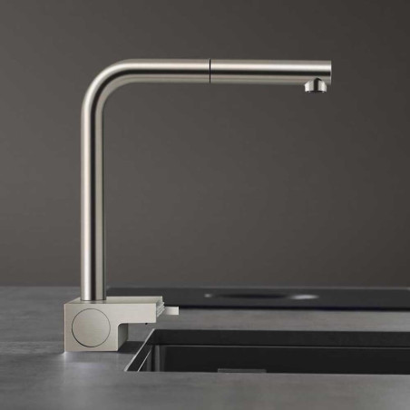 Köögi (valamu) kraan sissetõmmatava voolikuga HANSGROHE Aquno Select M81, 73830800