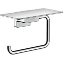 WC-paberi hoidja riiuliga HANSGROHE AddStoris 41772000, kroom