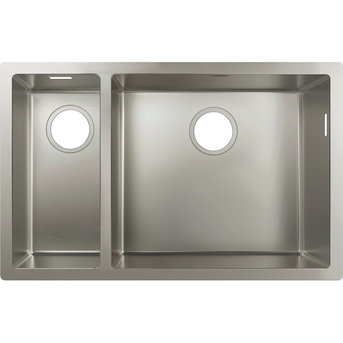 Nerudijančio plieno plautuvė HANSGROHE 705 x 450 mm, 43429800