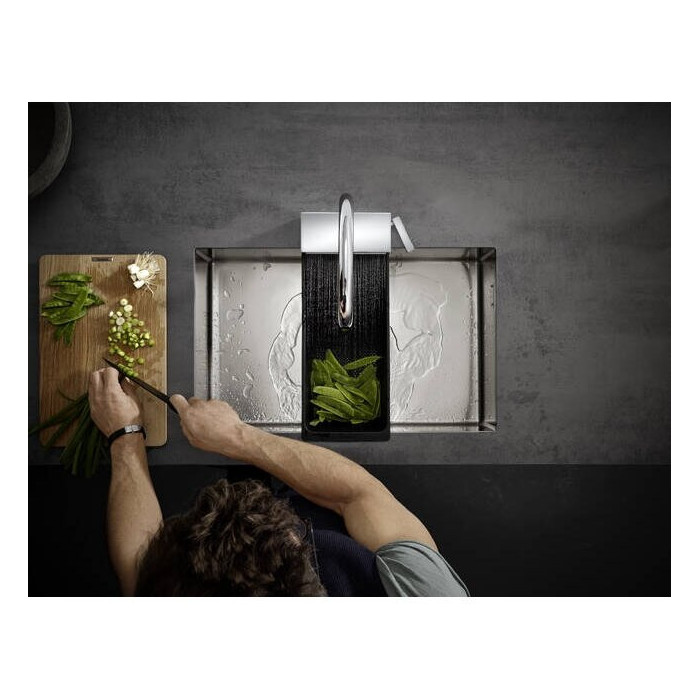 Colander HANSGROHE, black-matte, 40963000