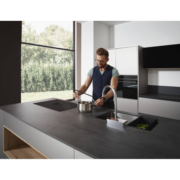 Colander HANSGROHE, black-matte, 40963000