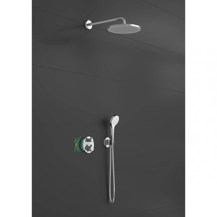 Настенный термостатический душ 4 в 1 комплект HANSGROHE Croma 280, 27954000