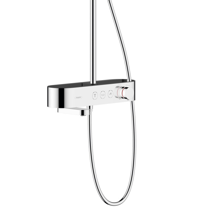 Термостатическая система тропического душа с клювом для ванны HANSGROHE Pulsify S 260 1 jet, 24230000