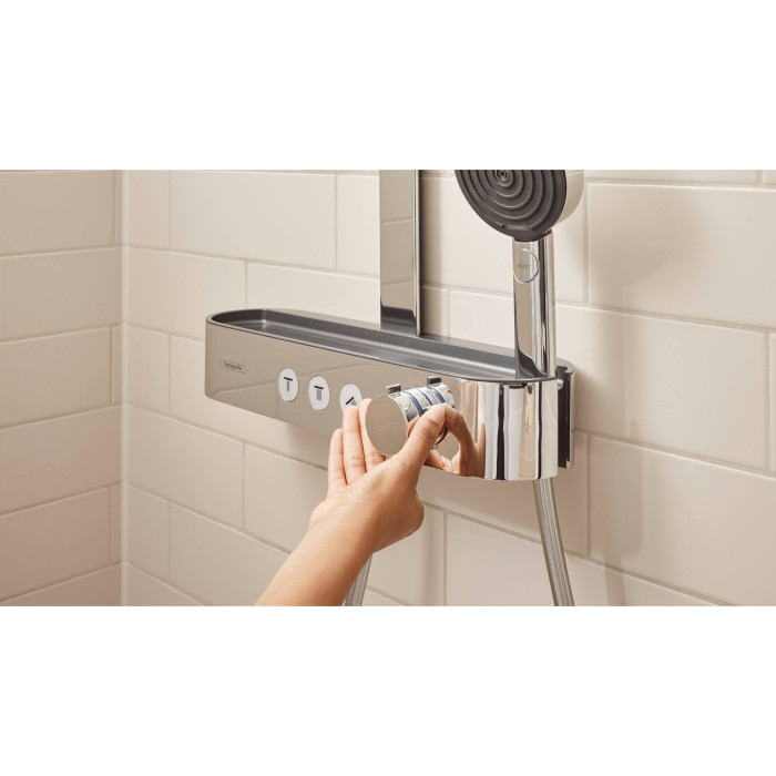 Termostata lietus dušas sistēma HANSGROHE Pulsify S 260 1 strūkla EcoSmart, 224221000