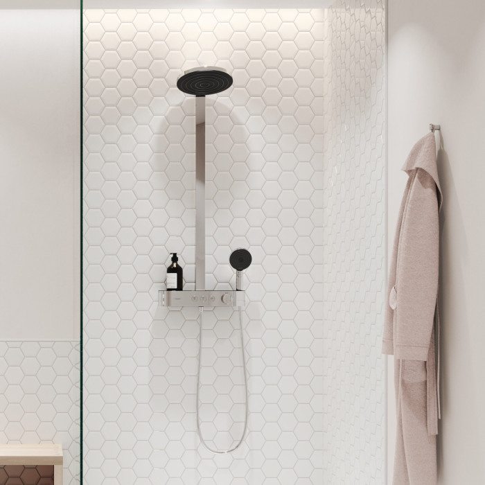 Dušas sistēma ar termostatu HANSGROHE Pulsify S, 24241000