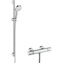 Thermostatic shower faucet with 95.9 cm shower stand HANSGROHE Croma Select S, 27014400
