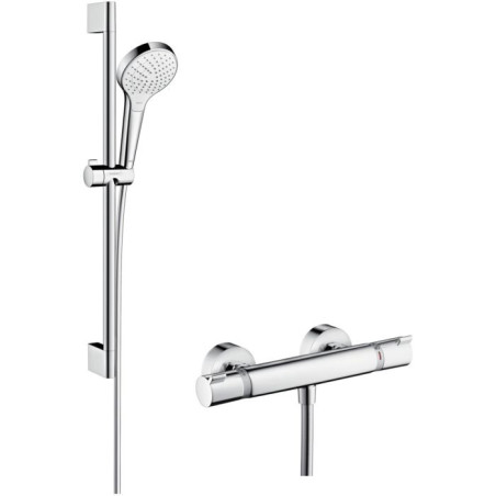 Thermostatin shower faucet with a 66.9 cm shower stands HANSGROHE Croma Select S, 227013400