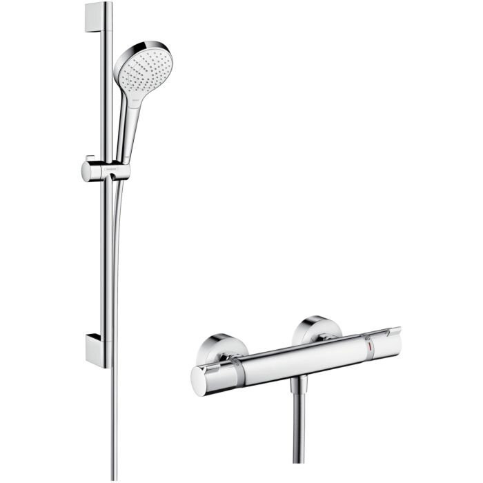 Смеситель для душа с термостатом и душевой подставкой 66,9 см HANSGROHE Croma Select S, 227013400