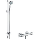 Thermostatinis dušo maišytuvas su 95,8 cm dušu stov HANSGROHE Croma 100, 27035000